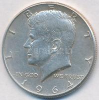 Amerikai Egyesült Államok 1964. 1/2$ Ag "Kennedy" T:2 
USA 1964. 1/2$ Ag "Kennedy&quo...