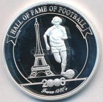 Uganda 2006. 2000Sh Ag "A labdarúgás halhatatlanjainak csarnoka - Franciaország 1980-as évek/Mi...