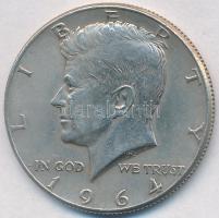 Amerikai Egyesült Államok 1964. 1/2$ Ag "Kennedy" T:2 
USA 1964. 1/2$ Ag "Kennedy&quo...