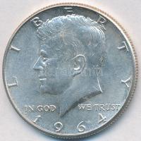 Amerikai Egyesült Államok 1964. 1/2$ Ag "Kennedy" T:2 
USA 1964. 1/2$ Ag "Kennedy&quo...