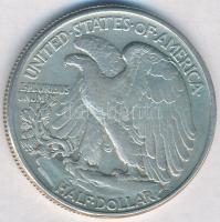 Amerikai Egyesült Államok 1945. 1/2$ Ag "Walking Liberty" T:2-  USA 1945. 1/2$ Ag "Walking Liberty" C:VF