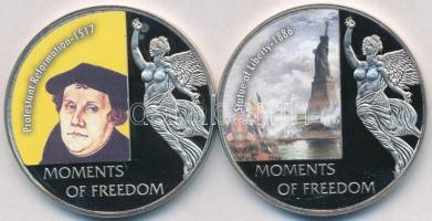 Libéria 2004. 10$ "Szabadság pillanatai" (2xklf) multicolor T:PP Tanúsítványokkal
Liberia ...