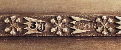 Ezüst (Ag) süteményes villakészlet, 6 db, jelzett, 139,4 g /
Silver cake set, 139,4 g