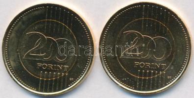 2009. 200Ft aranyozva (2x) T:1-