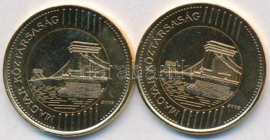 2009. 200Ft aranyozva (2x) T:1-