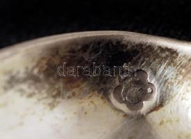 Ezüst (Ag) mokkáskanál készlet, 6 db, jelzett, 50,6 g /
Silver coffespoon set, 50,6 g