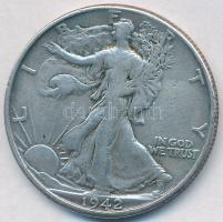 Amerikai Egyesült Államok 1942. 1/2$ Ag "Walking Liberty" T:2-
USA 1942. 1/2$ Ag "Wal...