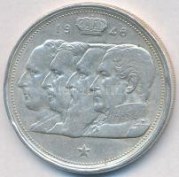 Belgium 1950. 100Fr Ag "4 király" T:2 
Belgium 1950. 100 Francs Ag "four kings" ...