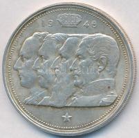 Belgium 1950. 100Fr Ag "4 király" T:2 
Belgium 1950. 100 Francs Ag "four kings" ...