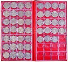 Vegyes: Osztrák-Magyar Monarchia 1894. 1K Ag (94x) + 1895. 1K Ag (50x) + 1915. 1K Ag (153x), osztrák és magyar változatok is 4db albumba rendezve T:vegyes