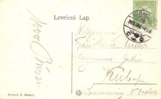 Miskolc, Pannónia kávéház belső; kiadja Ferenczi B