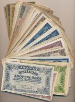 ~120db vegyes pengő, adópengő bankjegy T:vegyes