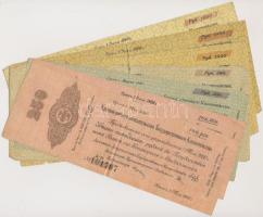 Oroszország / Szibéria és Urál / Ideiglenes Szibériai Igazgatás 1919. 250R (2x) + 500R (2x) + 1000R (3x) T:III Russia / Siberia and Urals / Provisional Siberian Administration 1919. 250R Rubles (2x) + 500 Rubles (2x) + 1000 Rubles (3x) C:F