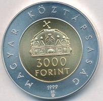 1999. 3000Ft Ag "Az államalapítás 1000. évfordulója" T:BU Adamo EM160