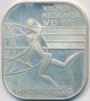 1982. VIII. Női Kézilabda VB - Magyarország Ag (0.800) emlékérem (35x40mm/25.3g) T:PP Csak 1000db