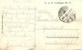 Nyíregyháza, Barakk tábori kórház; Képeslap Király kiadása (EK)