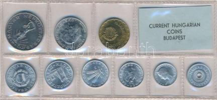 1978. 2f-10Ft 9db klf érmés forgalmi sor fóliatokban T:1