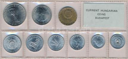 1981. 2f-10Ft 9db klf érmés forgalmi sor fóliatokban T:1
