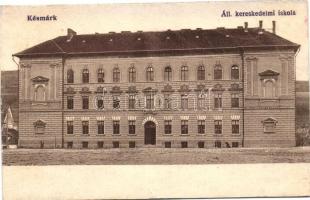 Késmárk, Kezmarok; Állami kereskedelmi iskola /  commercial school (b)
