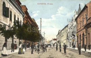 Kaposvár, Fő utca; Szabó Lipót kiadása