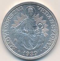 1939. 2P Ag "Madonna" T:2-
Unger: 1511., Adamo P7