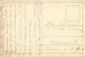 Floral art postcard B.K.W.I. 134-4 s: August Patek