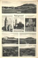 Nógrád vár rom, Evangélikus és Római katolikus templom, Hősök szobra, Hangya