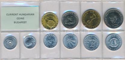 1987. 2f-20Ft 10db klf érmés forgalmi sor fóliatokban T:1