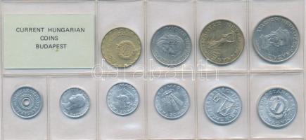 1983. 2f-20Ft 10db klf érmés forgalmi sor fóliatokban T:1