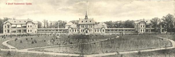 Gyula, József Szanatórium, panoramacard
