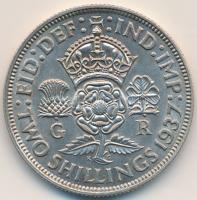 Nagy-Britannia 1937. 2Sh Ag "VI. György" T:2,2- Great Britain 1937. 2 Shillings Ag "George VI" C:aXF