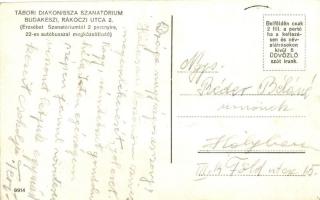 Budakeszi, Tábor Diakonissza Szanatórium; Rákóczi utca 2
