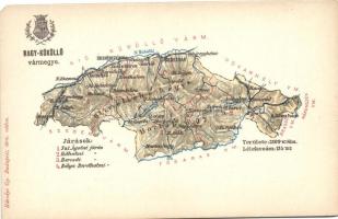 Nagy-Küküllő county map (EM)