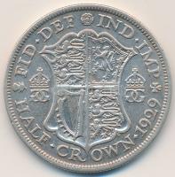 Nagy-Britannia 1929. 1/2K Ag "V. György" T:2-,3 Great Britain 1929. 1/2 Crown Ag "George V" C:VF,F
