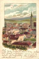 1899 Kolozsvár litho, s: Geiger R. (wet damage)