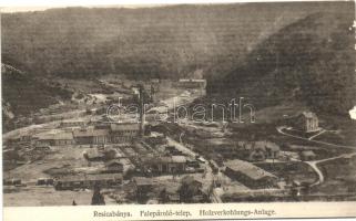 Resicabánya Falepároló-telep, Neff Antal kiadása / lumberyard