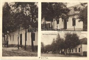 Pálfa, Községháza, Hangya üzlet, református iskola és lelkészlak