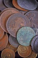 32db-os vegyes magyar és külföldi fémpénz tétel T:vegyes