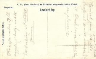 Putnok, Gazdasági és háztartási leánynevelő intézet; Polónyi fényképész felvétele