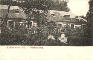 Pozsony Farkastorok, erdőmesteri lak / forestry house