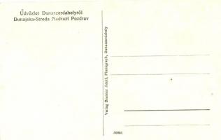 Dunaszerdahely, Vasútállomás, Brunner Adolf kiadása / Nadrazi, railway station (fl)