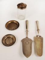 2 db Berndorf tortalapát,2 db fém tálkával, sószóróval