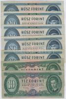 1949-1960. 10Ft (2x) + 1965-1980. 20Ft (5x) T:vegyes