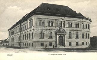 Igló, Faipari szakiskola / school of wood industry