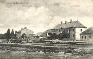 Tótpelsőc, Állami iskola, községháza; Polgár I. kiadása / school, town hall