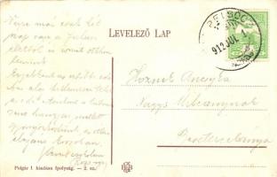 Tótpelsőc, Állami iskola, községháza; Polgár I. kiadása / school, town hall