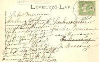 Nagybélic, Óvoda, posta, körjegyzői hivatal, Birly-kastély; kiadja Basofszky fényképész / kindergart...