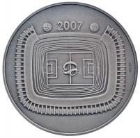 Rónai Attila 2007. "Puskás Ferenc 1927-2006" patinázott Ag emlékérem (15,39g/0.999/42,5mm)...