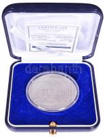 Rónai Attila 2007. "Puskás Ferenc 1927-2006" patinázott Ag emlékérem (15,39g/0.999/42,5mm)...
