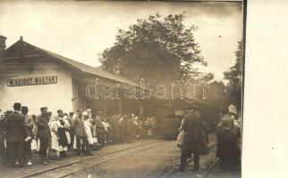 Máramarossziget-Magtár, Kisvasúti állomás / narrow gauge railway station, photo